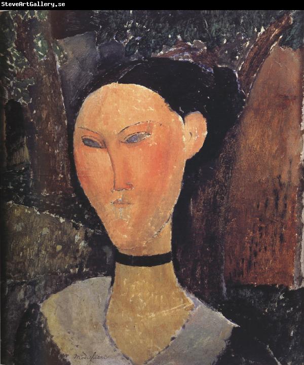Amedeo Modigliani Woman with a Velvert Ribbon (mk39)